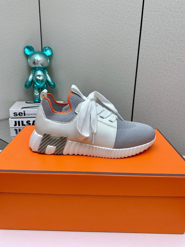 Sneaker slip-on HM Depart in tessuto grigio intrecciato 106340