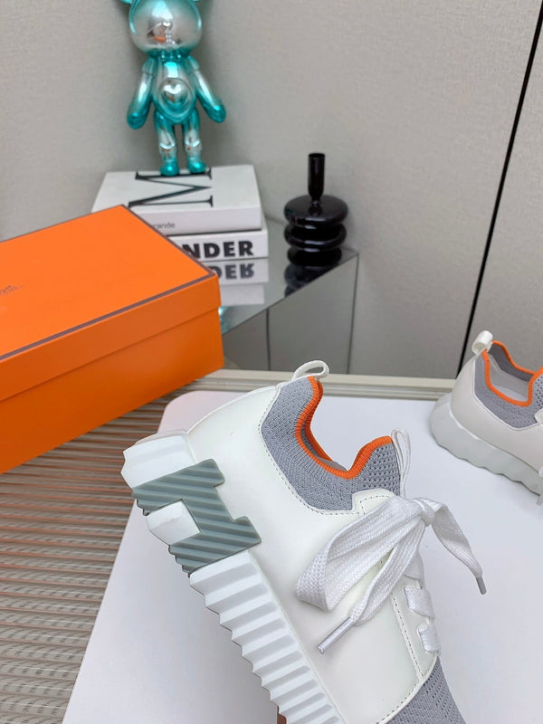 Sneaker slip-on HM Depart in tessuto grigio intrecciato 106340