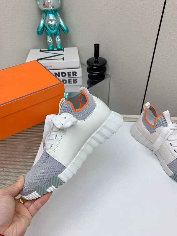 Sneaker slip-on HM Depart in tessuto grigio intrecciato 106340