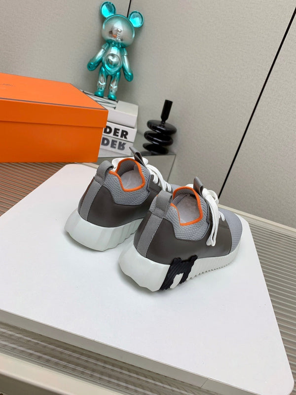 Sneaker slip-on HM Depart in tessuto grigio intrecciato 106338