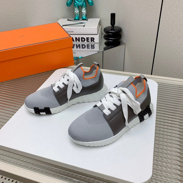 HM Depart Slip-on Sneaker In Grey Woven Fabric 106338