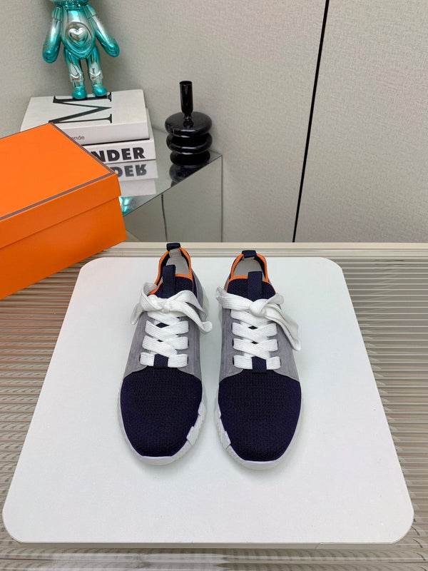 Sneaker slip-on HM Depart in tessuto blu navy scuro 106336