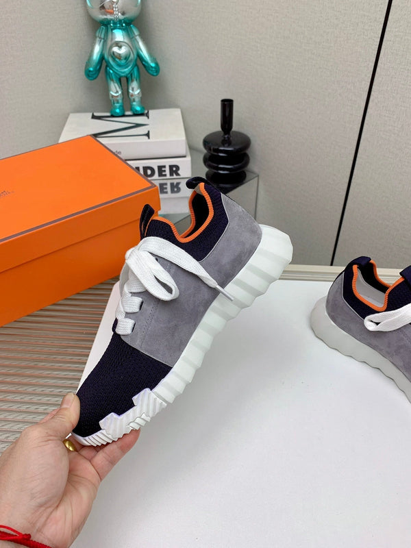 Sneaker slip-on HM Depart in tessuto blu navy scuro 106336