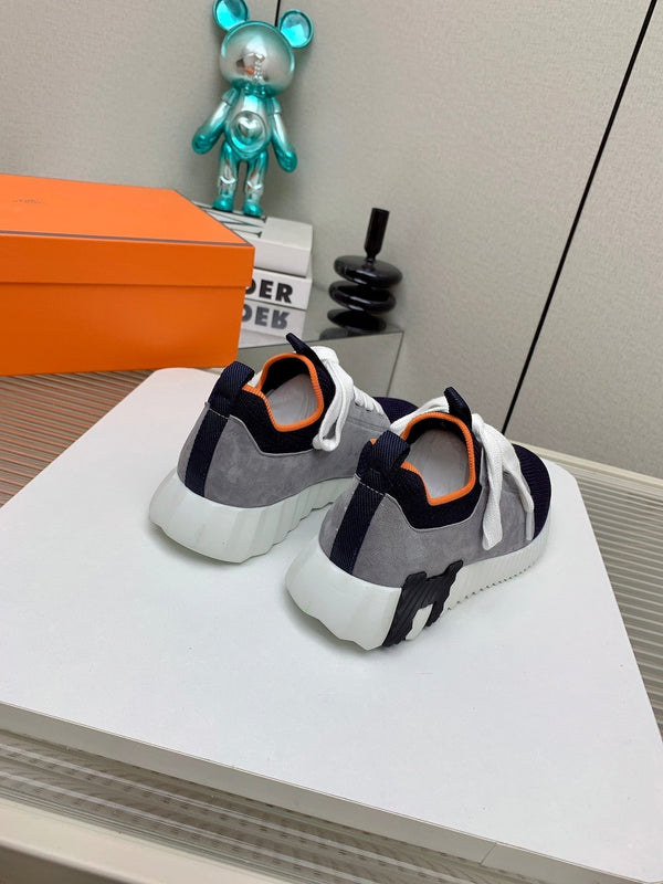 Sneaker slip-on HM Depart in tessuto blu navy scuro 106336