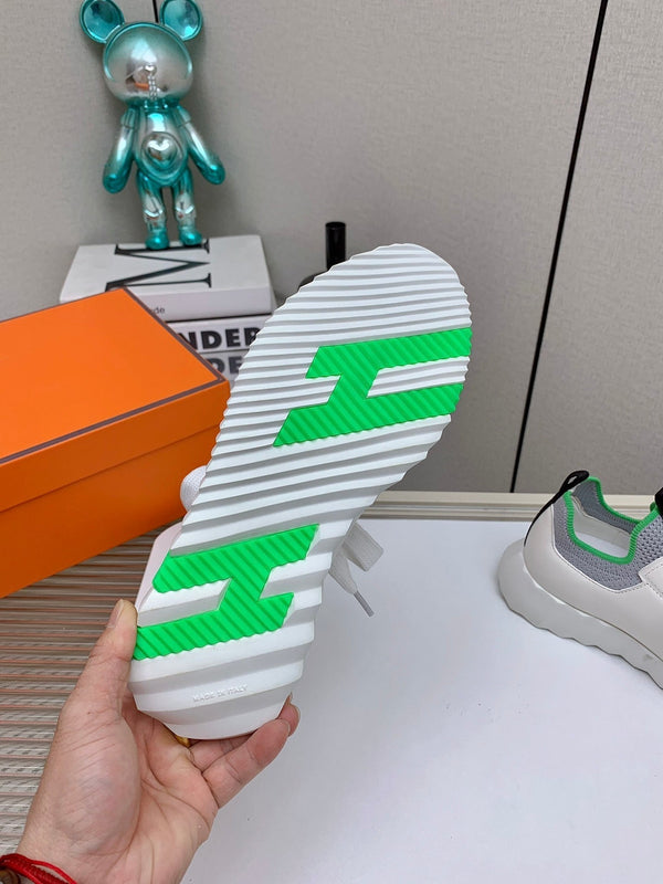 HM Depart Slip-on Sneaker In Grey Woven Fabric 106326