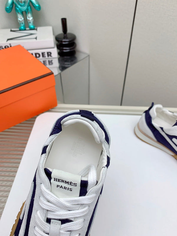 HM Jet Sneaker 20MM Navy Blue Suede 106378