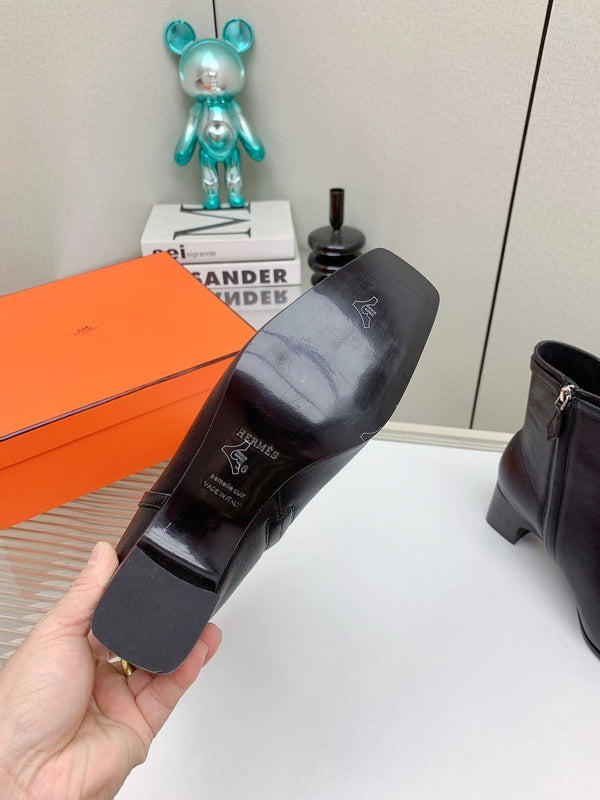 HM Hommage Ankle Boot Black Calfskin  971350