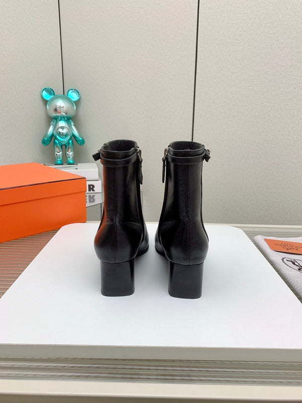 HM Hommage Ankle Boot Black Calfskin  971350