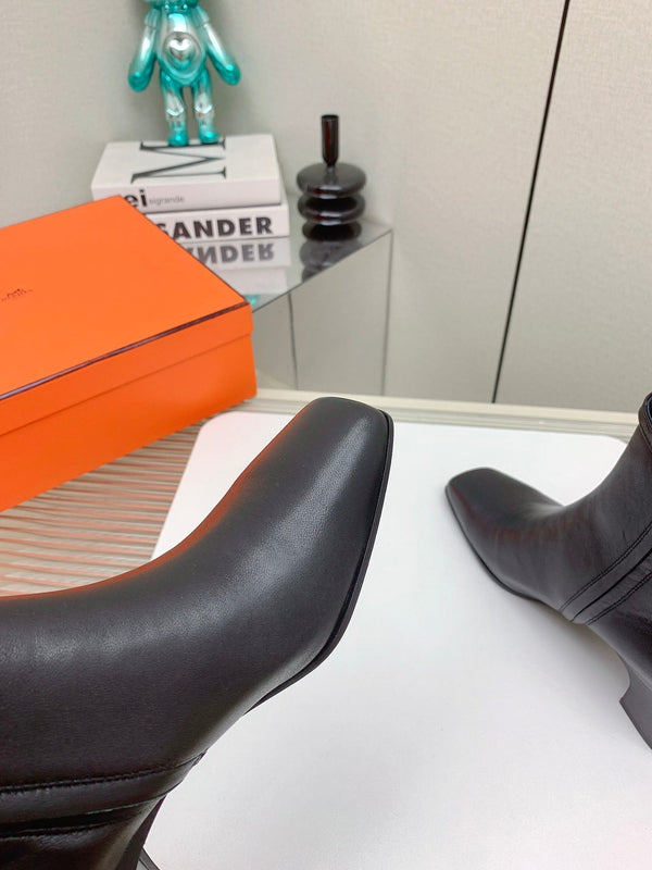 HM Hommage Ankle Boot Black Calfskin  971350