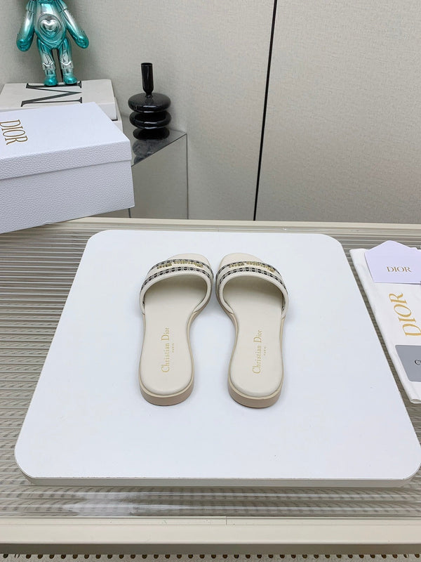 CD D-Lane Slide In White Cowhide 106277