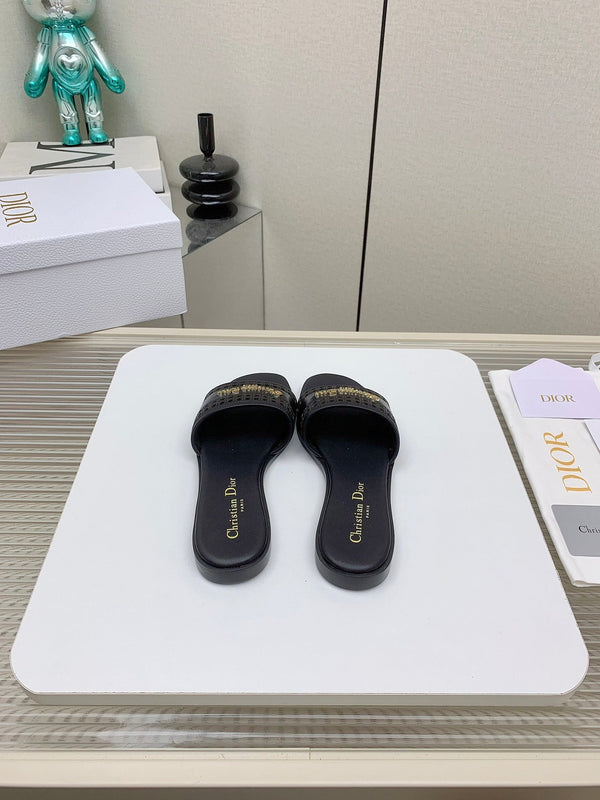 CD D-Lane Slide In Black Cowhide 106281