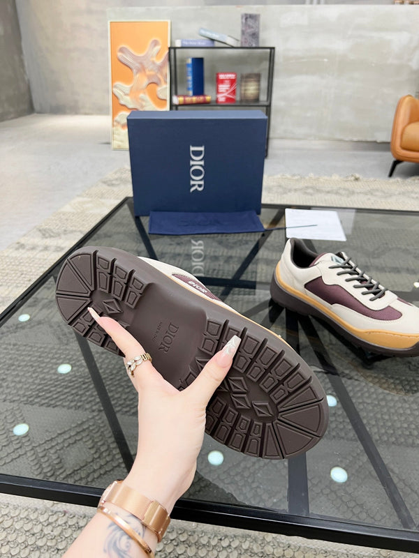 CD DEAN SNEAKER WHITE CALFSKIN