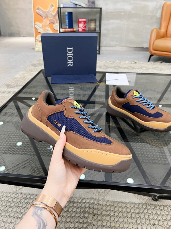 CD DEAN SNEAKER BROWN CALFSKIN