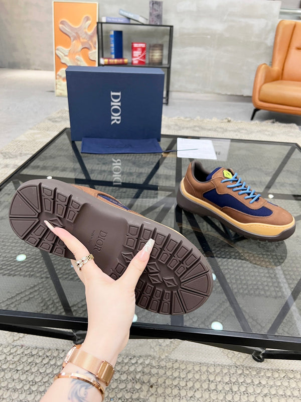 CD DEAN SNEAKER BROWN CALFSKIN