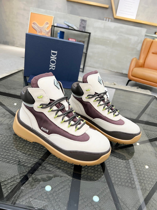 CD DEAN ANKLE BOOTS WHITE CALFSKIN