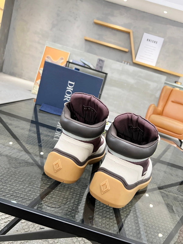 CD DEAN ANKLE BOOTS WHITE CALFSKIN