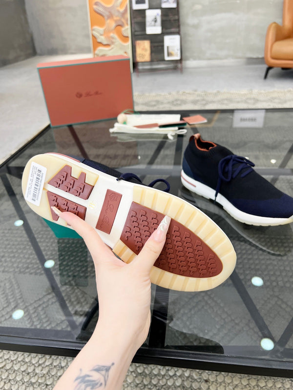 LP 360 LP FLEXY WALK SNEAKER NAVY AND BLACK WOOL