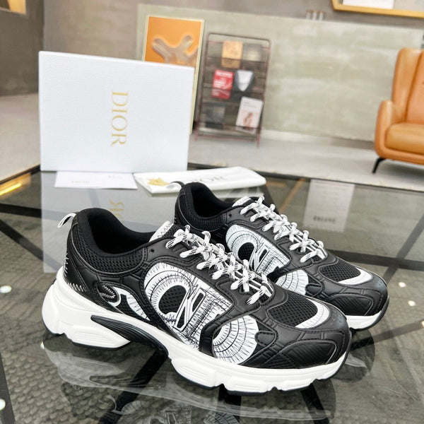 CD CHRONO SNEAKER BLACK MESH FABRIC