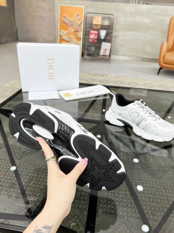 CD CHRONO SNEAKER WHITE MESH FABRIC