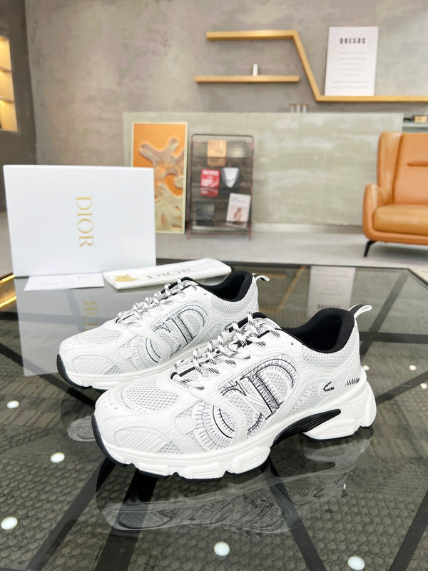 CD CHRONO SNEAKER WHITE MESH FABRIC