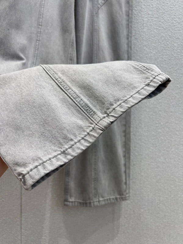 Loewe 25 Pant Gray Cotton 223219