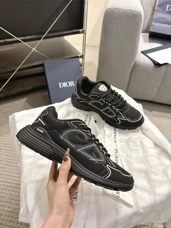 CD B30 Sneakers Black Technology Fabric 438325