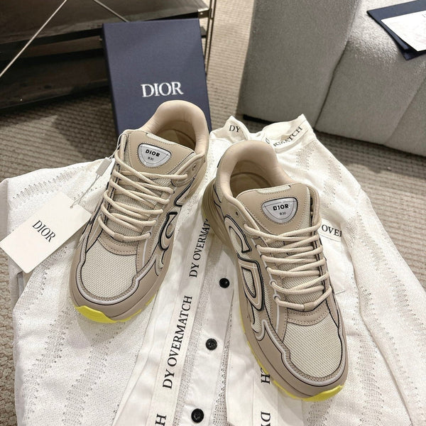 CD B30 Sneakers Beige Technology Fabric 438327