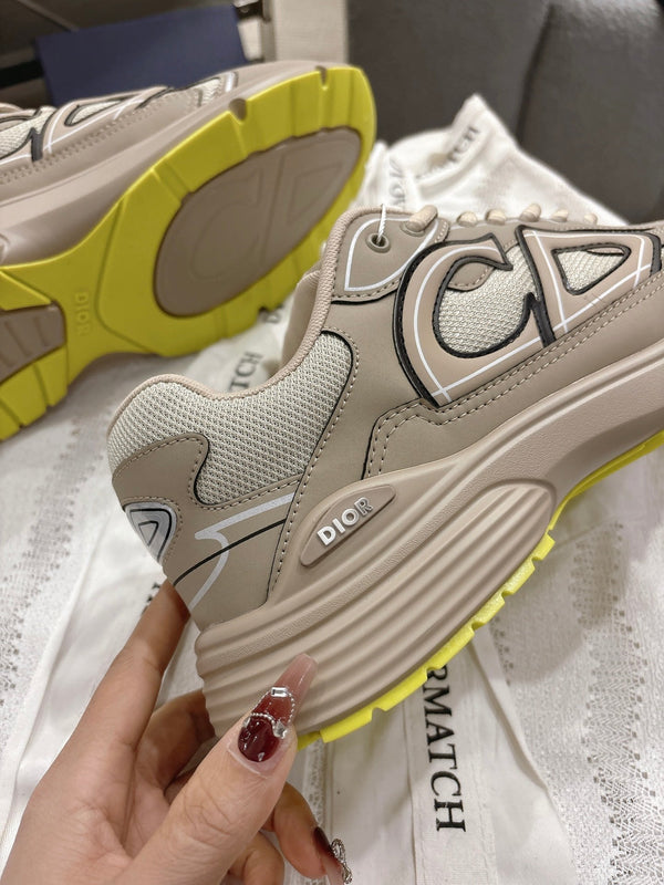 CD B30 Sneakers Beige Technology Fabric 438327