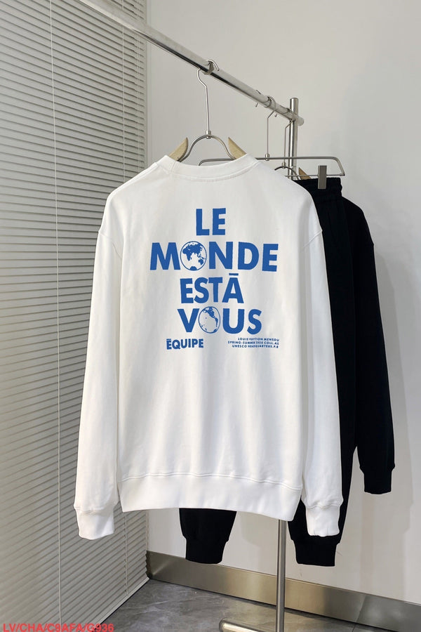 LV SWEATER WHITE COTTON FABRIC 239599