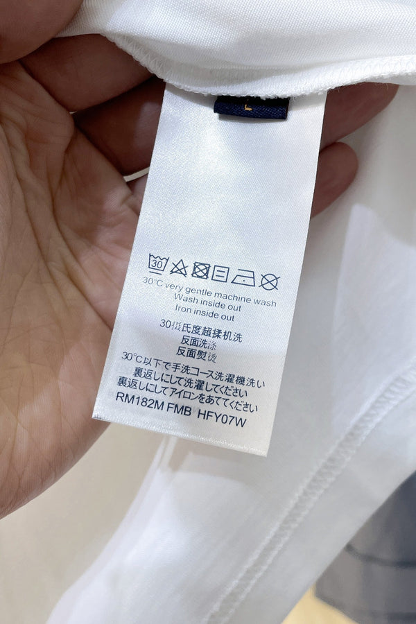 T-SHIRT LV COTONE BIANCO 239604