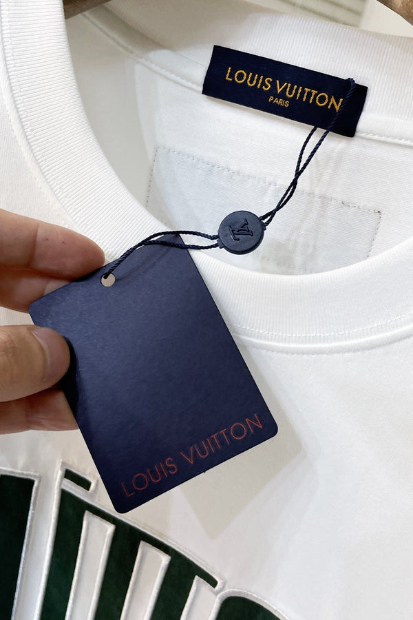 T-SHIRT LV COTONE BIANCO 239604