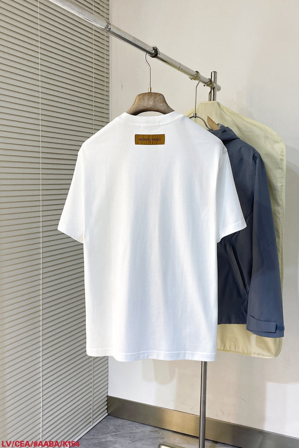 T-SHIRT LV COTONE BIANCO 239604