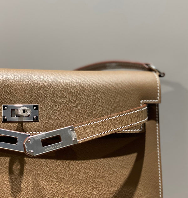 HM Kelly Elan 27cm Brown Leather Shw