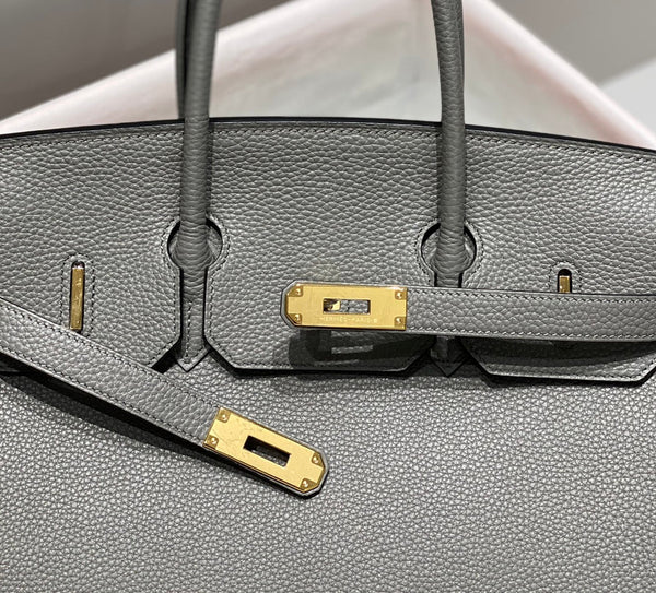 HM BIRKIN 35CM MEDIUM GREY TOGO LEATHER GOLD HARDWARE