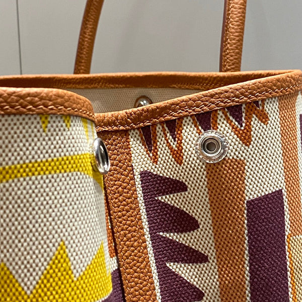 HM Garden Party 36 Multicolor Canvas and Negonda Calfskin 243397