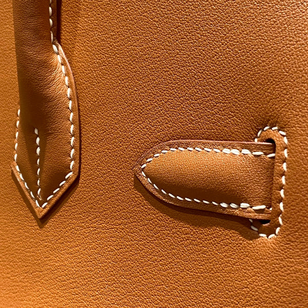 HM Shoulder Birkin 29 Yam Orange Leather 222354