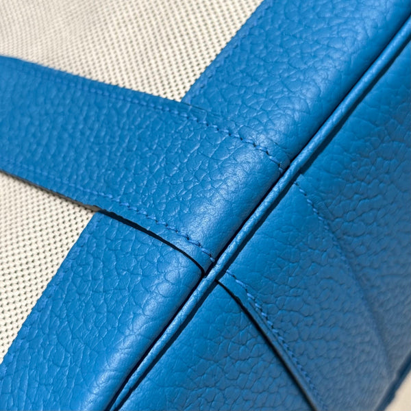 HM Neo Garden 23 bag Dodger Blue Canvas and Negonda Calfskin 243334