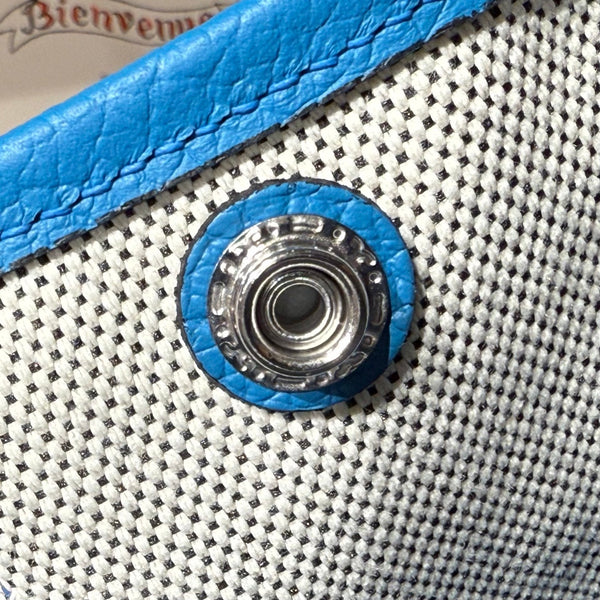 HM Neo Garden 23 bag Dodger Blue Canvas and Negonda Calfskin 243334