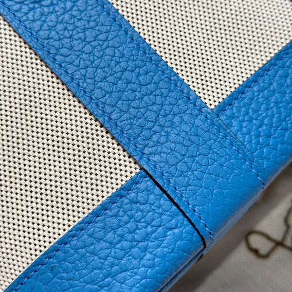 HM Neo Garden 23 bag Dodger Blue Canvas and Negonda Calfskin 243334
