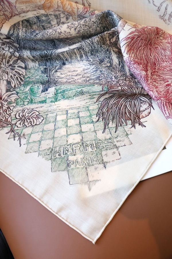 SCARF 140 IN COLORFUL SILK