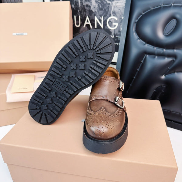 Church's X MiuLoafers Classic Matte Brown Calfskin