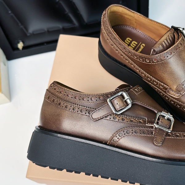 Church's X MiuLoafers Classic Matte Brown Calfskin