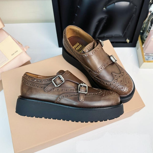 Church's X MiuLoafers Classic Matte Brown Calfskin