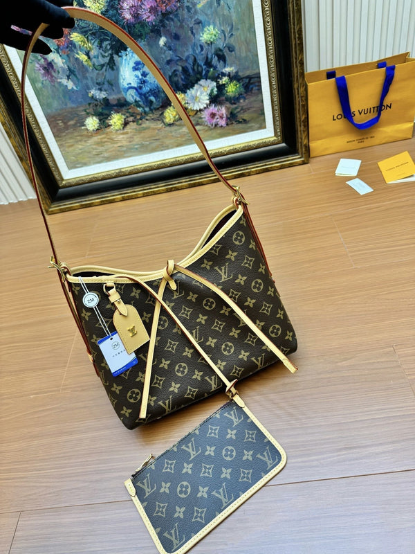 LV CarryAll PM 29cm Brown Monogram Canvas 206005
