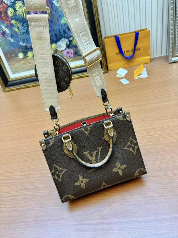 LV OnTheGo PM 25cm Brown Monogram Canvas 206023