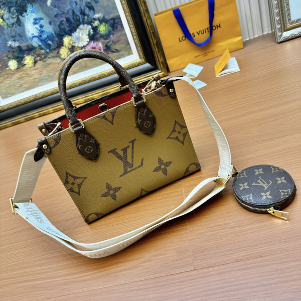 LV OnTheGo PM 25cm Brown Monogram Canvas 206023