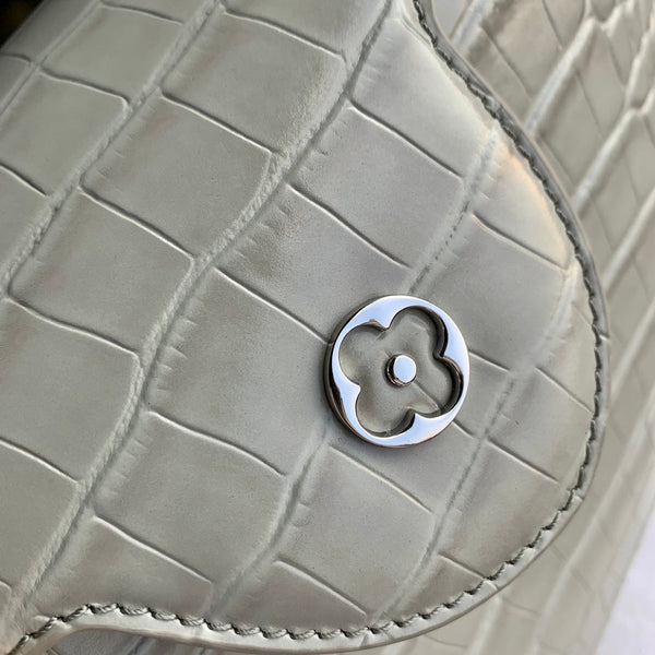 CAPUCINES BB 27 GREY TAURILLON SILVER HARDWARE