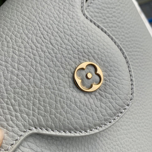 CAPUCINES MINI 21 ROCK GREY TAURILLON GOLD HARDWARE