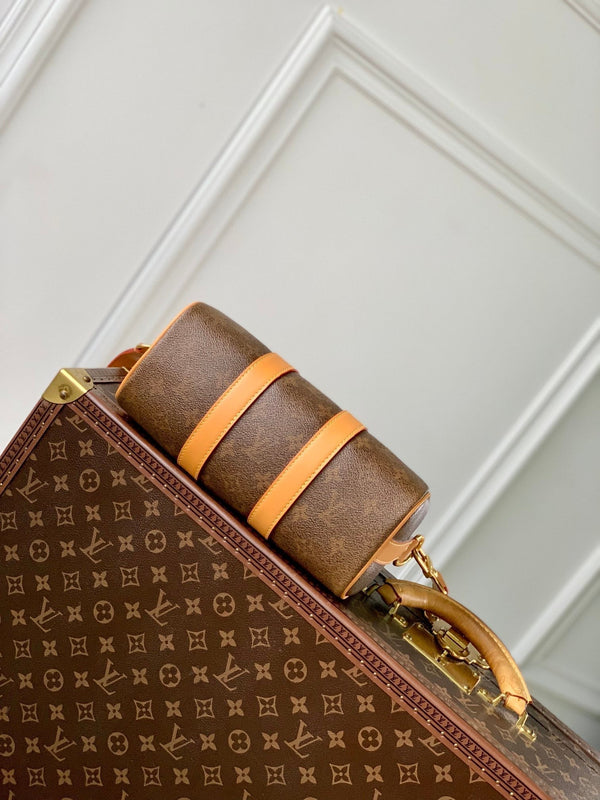 Lv Keepall Bandouliere 25 Brown Monogram