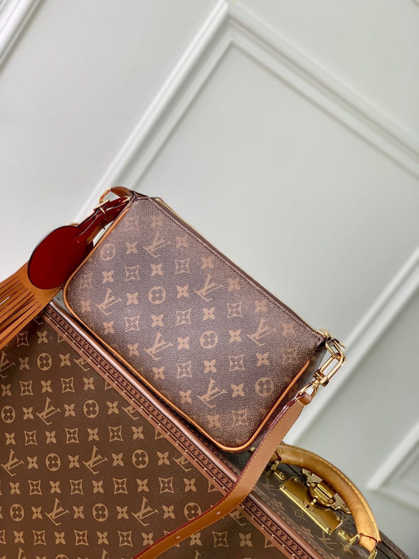 Lv Pochette Accessoire XL Brown Monogram
